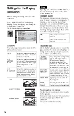 Предварительный просмотр 76 страницы Sony DVP-NS999ES - Es Dvd Player Operating Instructions Manual