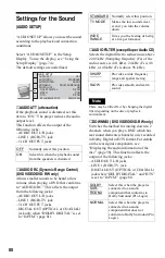 Preview for 80 page of Sony DVP-NS999ES - Es Dvd Player Operating Instructions Manual