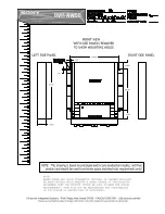 Preview for 3 page of Sony DVP-NW50 - In-wall Dvd Player Dimensions