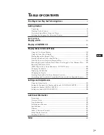 Preview for 3 page of Sony DVP-S315 Operating Instructions Manual