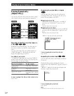 Preview for 22 page of Sony DVP-S315 Operating Instructions Manual