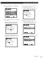 Preview for 29 page of Sony DVP-S315 Operating Instructions Manual