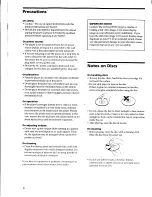 Preview for 6 page of Sony DVP-S330 - Dvd Video Player Operating Instructions Manual