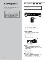 Preview for 18 page of Sony DVP-S335 Operating Instructions Manual