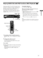 Preview for 23 page of Sony DVP-S335 Operating Instructions Manual