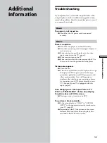 Preview for 59 page of Sony DVP-S335 Operating Instructions Manual