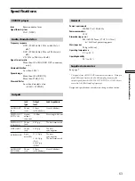 Preview for 63 page of Sony DVP-S335 Operating Instructions Manual