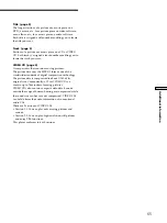 Preview for 65 page of Sony DVP-S335 Operating Instructions Manual