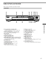 Preview for 67 page of Sony DVP-S335 Operating Instructions Manual