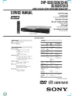 Sony DVP-S335 Service Manual предпросмотр