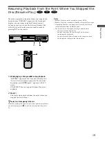 Preview for 19 page of Sony DVP-S350 Operating Instructions Manual