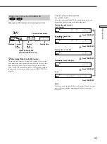 Preview for 23 page of Sony DVP-S350 Operating Instructions Manual