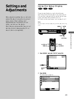 Preview for 43 page of Sony DVP-S350 Operating Instructions Manual