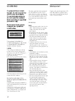 Preview for 2 page of Sony DVP-S435 Operating Instructions Manual