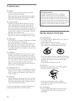 Preview for 6 page of Sony DVP-S435 Operating Instructions Manual