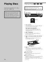 Preview for 18 page of Sony DVP-S435 Operating Instructions Manual