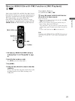 Preview for 23 page of Sony DVP-S435 Operating Instructions Manual