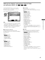 Preview for 49 page of Sony DVP-S435 Operating Instructions Manual