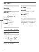 Preview for 64 page of Sony DVP-S435 Operating Instructions Manual