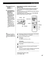 Предварительный просмотр 17 страницы Sony DVP-S5000 Operating Instructions Manual