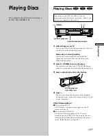 Предварительный просмотр 15 страницы Sony DVP S530D Operating Instructions Manual