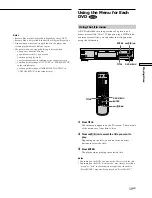 Предварительный просмотр 19 страницы Sony DVP S530D Operating Instructions Manual