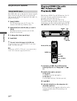 Предварительный просмотр 20 страницы Sony DVP S530D Operating Instructions Manual