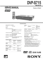 Preview for 1 page of Sony DVP-S715 Service Manual