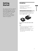 Preview for 7 page of Sony DVP-S725D Operating Instructions Manual