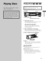 Preview for 17 page of Sony DVP-S725D Operating Instructions Manual