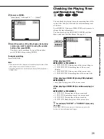 Preview for 29 page of Sony DVP-S725D Operating Instructions Manual