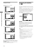 Preview for 34 page of Sony DVP-S725D Operating Instructions Manual