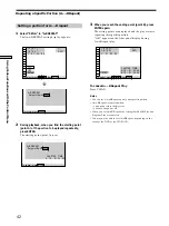 Preview for 42 page of Sony DVP-S725D Operating Instructions Manual