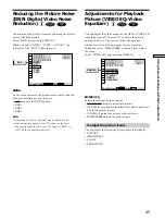 Preview for 45 page of Sony DVP-S725D Operating Instructions Manual