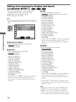 Preview for 52 page of Sony DVP-S725D Operating Instructions Manual