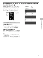 Preview for 63 page of Sony DVP-S725D Operating Instructions Manual