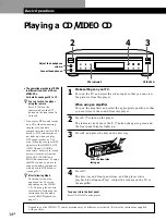 Preview for 14 page of Sony DVP-S7700 Operating Instructions Manual