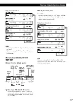 Preview for 21 page of Sony DVP-S7700 Operating Instructions Manual