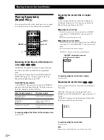 Preview for 22 page of Sony DVP-S7700 Operating Instructions Manual