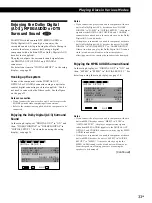 Preview for 33 page of Sony DVP-S7700 Operating Instructions Manual