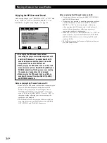 Preview for 34 page of Sony DVP-S7700 Operating Instructions Manual