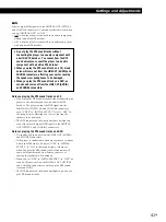 Preview for 41 page of Sony DVP-S7700 Operating Instructions Manual