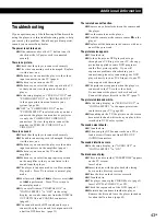 Preview for 43 page of Sony DVP-S7700 Operating Instructions Manual