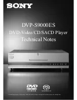 Sony DVP S9000ES Technical Notes preview