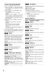 Preview for 4 page of Sony DVP-SR110 Reference Manual