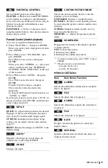 Preview for 5 page of Sony DVP-SR405P Reference Manual