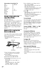 Preview for 6 page of Sony DVP-SR520P Reference Manual