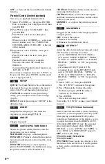 Preview for 4 page of Sony DVP-SR700H Reference Manual