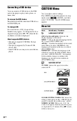 Предварительный просмотр 6 страницы Sony DVP-SR760HP Reference Manual