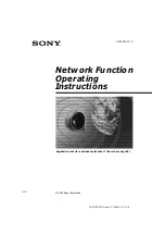 Предварительный просмотр 1 страницы Sony DVR-TRV50 Operating Instructions Manual